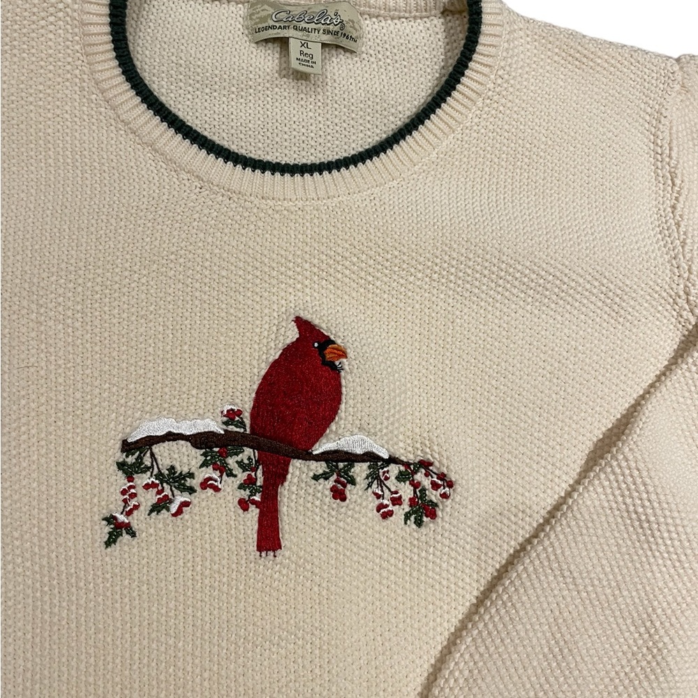 Cabela’s Vintage Holiday Sweater XL - Picture 2 of 5